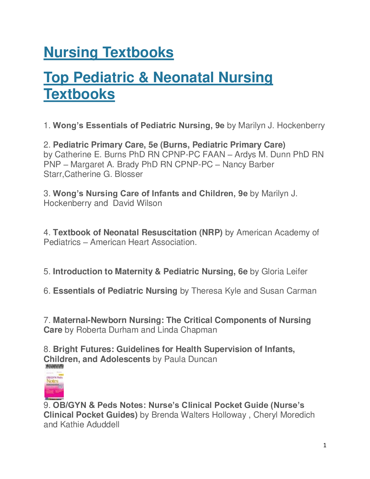 Preview image for Nursing Textbooks 2023